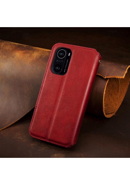 Xıaomı Redmi Için K40 Kılıf Cüzdan Fonksiyonu Kapak Kapak Moda (Yurt Dışından)