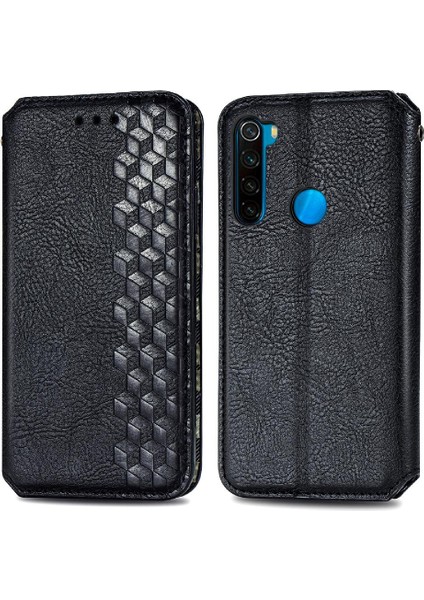 Xıaomı Redmi Not 8 Için Kılıf Cüzdan Fonksiyonu Deri Kılıf Moda Tasarımı (Yurt Dışından)