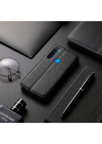 Xıaomı Redmi Not 8 Için Kılıf Cüzdan Fonksiyonu Deri Kılıf Moda Tasarımı (Yurt Dışından)