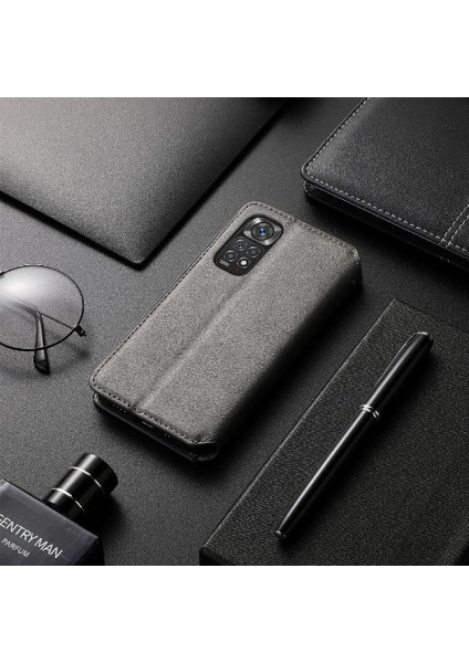 Xıaomı Redmi Not 11 Için Kılıf Pro Cüzdan Fonksiyonu Deri Kılıf Kapak Çevirin (Yurt Dışından)