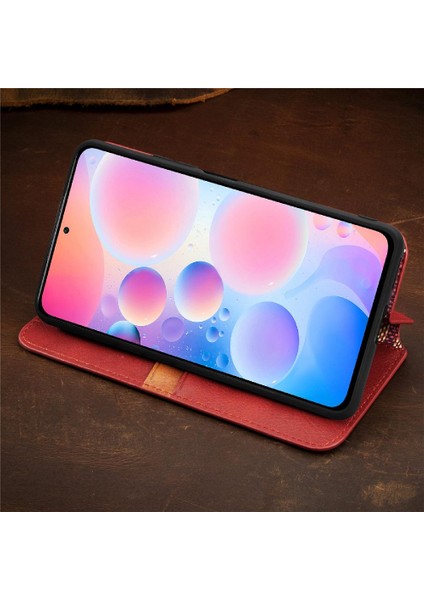 Xıaomı Redmi Için K40 Kılıf Cüzdan Fonksiyonu Kapak Kapak Moda (Yurt Dışından)
