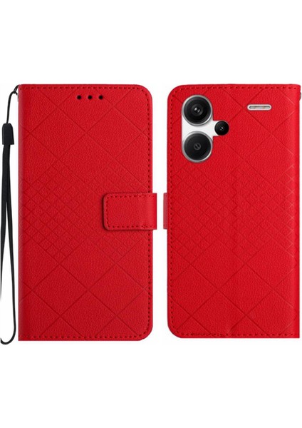 Xiaomi Redmi Not Için Flip Case 13 Pro Artı El Kayışı Elmas Kart ile (Yurt Dışından)