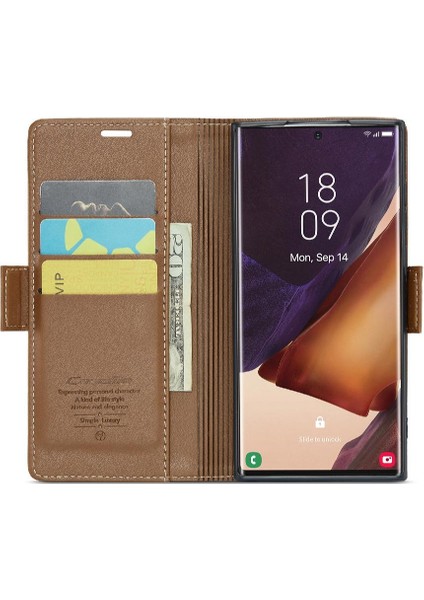 Samsung Galaxy Not 20 Ultra Cüzdan Kılıf Anti Dolandırıcılık Kartı Için Caseme Durumda (Yurt Dışından)