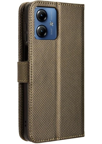 Motorola Moto G14 4g Kart Tutucu Kapak Kickstand Manyetik Cüzdan (Yurt Dışından) indirimleri