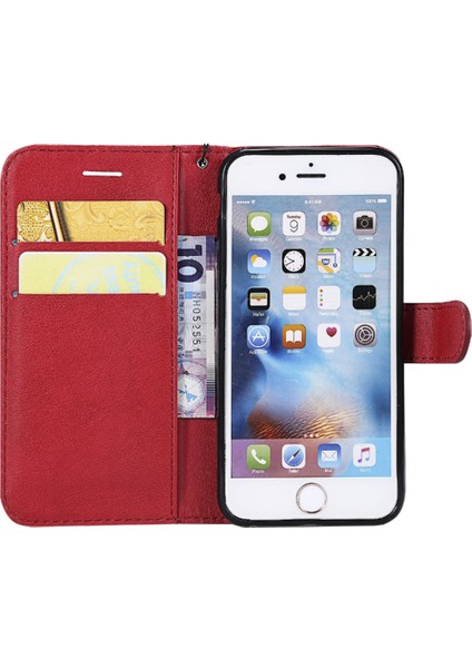 Kart Yuvası Katı ile iphone 6/6s Iş Cüzdan Telefon Kılıfı Için Flip Case (Yurt Dışından)