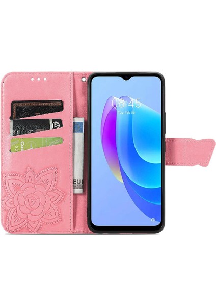 Tecno Spark 10 Kanat Çok Renkli Iş Kelebek Cüzdan Için Kılıf (Yurt Dışından)