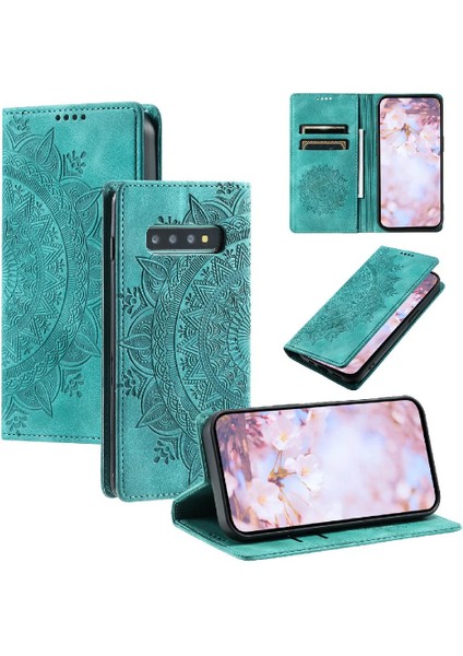 Samsung Galaxy S10 Darbeye Kapak Kapak Yan Toka Tam Kart (Yurt Dışından)