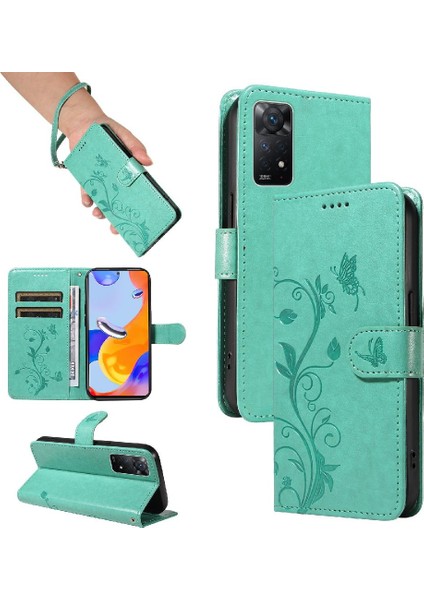 Xiaomi Redmi Not 11 Pro ve Kart Yuvası ile Yüksek Kaliteli Deri (Yurt Dışından)