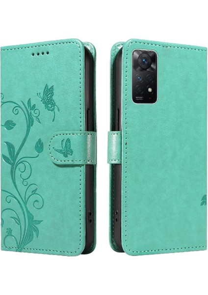 Xiaomi Redmi Not 11 Pro ve Kart Yuvası ile Yüksek Kaliteli Deri (Yurt Dışından)