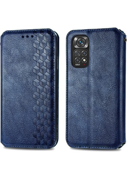 Xıaomı Redmi Not 11S Cüzdan Fonksiyonu Için Kılıf Kapak Çevirin Zarif Kılıf (Yurt Dışından)