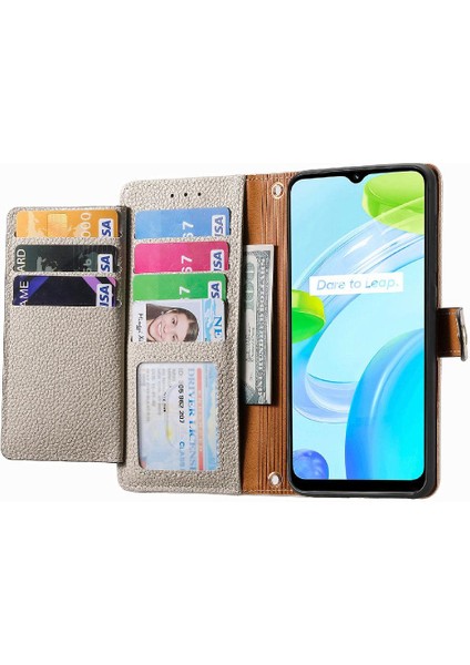 Realme C30 Deri Kılıf Kordon Fermuar Aşk Cüzdan (Yurt Dışından) indirimleri