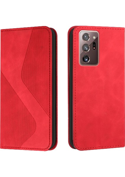 Samsung Galaxy Not 20 Için Kılıf Ultra Kart Yuvaları Tutucu Folio Kapak Pu (Yurt Dışından)