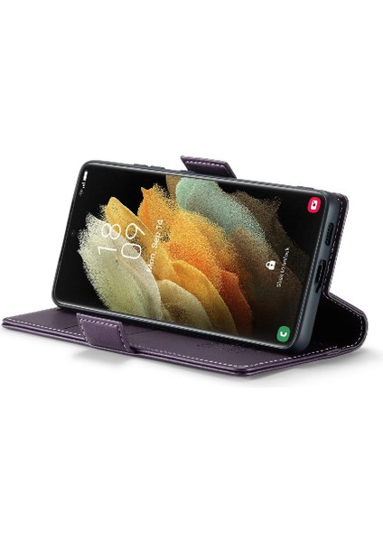 Samsung Galaxy S21 Ultra Kickstand Cüzdan Kılıf Darbeye Dayanıklı (Yurt Dışından) fiyatları