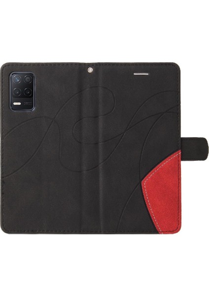 Kart Yuvası Standı ile Realme 8 5g Pu Deri Flip Folio Kılıf (Yurt Dışından) modelleri