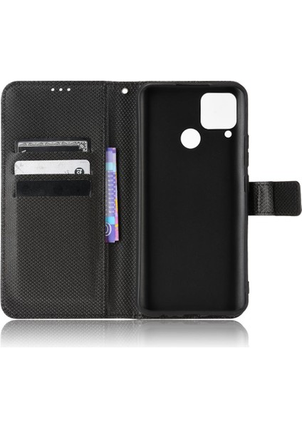 Realme C15 Kart Tutucu Kickstand Manyetik Cüzdan Kapağı Için Kılıf (Yurt Dışından) modelleri