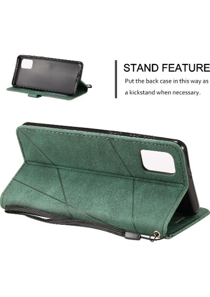 Samsung Galaxy Case Pu Deri Darbeye Dayanıklı Manyetik Kart Tutucu Için Kılıf (Yurt Dışından)