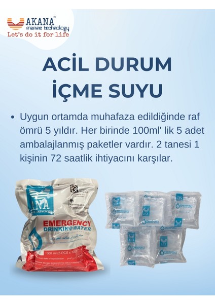 Ana Acil Durum Içme Suyu 100MLX5