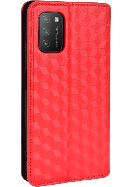 Xiaomi Poco M3 Cüzdan 3D Desen Kart Yuvaları Tutucu Pu Deri Kılıf (Yurt Dışından) fırsatları