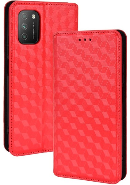 Xiaomi Poco M3 Cüzdan 3D Desen Kart Yuvaları Tutucu Pu Deri Kılıf (Yurt Dışından) indirimleri