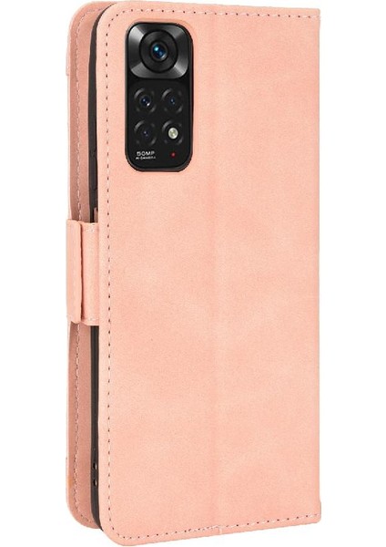 Xiaomi Redmi Not 11S Için Kılıf Ayarlanabilir Ayrılabilir Kart Tutucu Manyetik Kapatma Deri Cüzdan Kapak (Yurt Dışından)