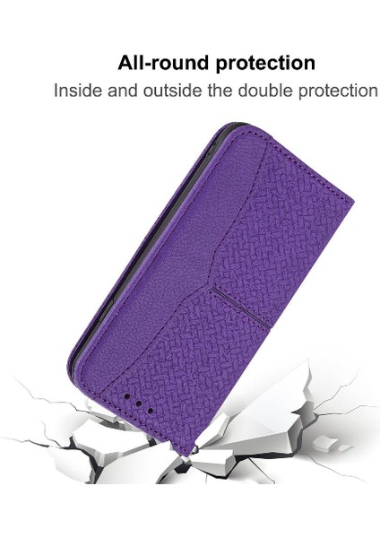 Xiaomi Redmi Için Not 12 4g Flip Folio Kitap El Cüzdan Pu Deri (Yurt Dışından)