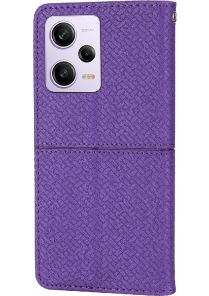 Xiaomi Redmi Için Not 12 4g Flip Folio Kitap El Cüzdan Pu Deri (Yurt Dışından)