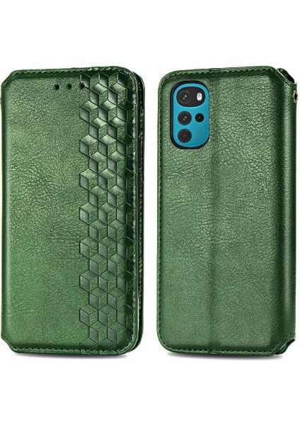Motorola Moto G22 Cüzdan Fonksiyonu Için Kılıf Moda Tasarım Deri Kılıf (Yurt Dışından) modelleri