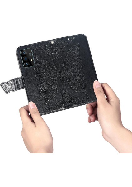 Samsung A52 5g Kanat Kelebek Iş Cüzdan Çok Renkli (Yurt Dışından)