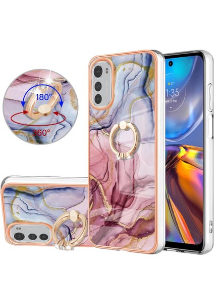 Motorola Moto Motorola 4g Tampon Mermer Darbeye Tpu Silikon 360 &deg; Için Kılıf (Yurt Dışından)