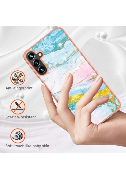 Samsung Galaxy A35 Koruma Mermer Desen Yumuşak Tampon Ince Tpu (Yurt Dışından)