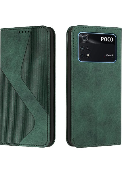 Xiaomi Poco M4 Pro 4g Pu Deri Cüzdan Kickstand Folio Flip Kart (Yurt Dışından)