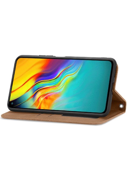 Infinix Sıcak 9 Fermuar Cüzdan Kordon Deri Çanta Basit Iş Için Kılıf (Yurt Dışından) fiyatları