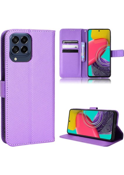Samsung Galaxy M33 5g Kart Tutucu Manyetik Cüzdan Kickstand Kapak (Yurt Dışından)