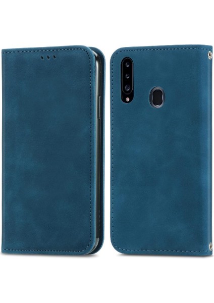 Samsung A20S Darbeye Kapak Kapak Kılıf Cüzdan Basit (Yurt Dışından) indirimleri
