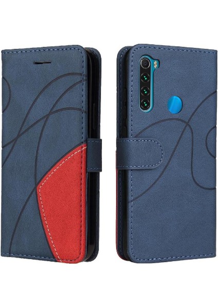 Kart Yuvası Standı Kickstand Koruyucu Pu ile Xiaomi Redmi Not 8 Için Kılıf (Yurt Dışından)