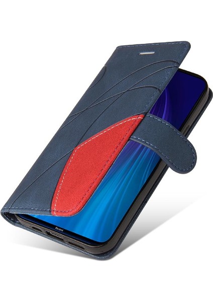 Kart Yuvası Standı Kickstand Koruyucu Pu ile Xiaomi Redmi Not 8 Için Kılıf (Yurt Dışından)
