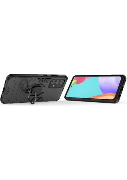 Manyi Mall Samsung Galaxy A52 5g Kickstand Için Kılıf 360 &deg; Dönen Halka Darbeye Damla (Yurt Dışından)