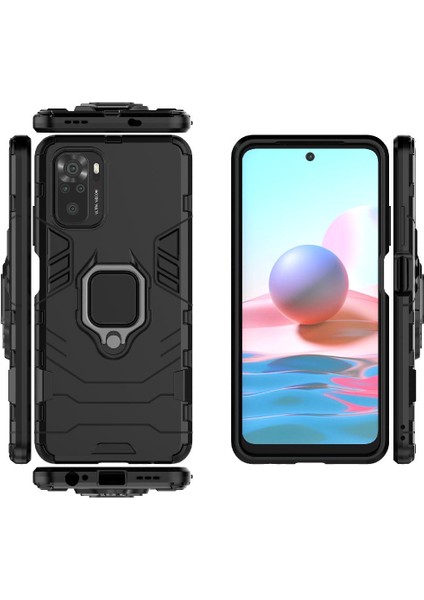 Xiaomi Redmi Not 10 4g Darbeye Kapak Için Kickstand Askeri Damla (Yurt Dışından) fırsatları