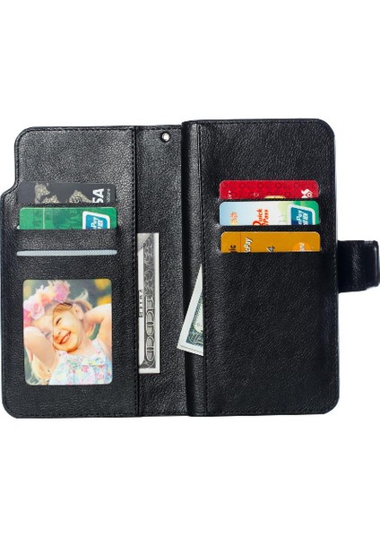 Samsung Galaxy S9 Artı 9 Kart Yuvaları Cüzdan Kickstand Pu Deri (Yurt Dışından)