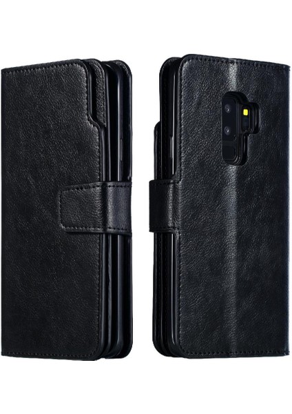 Samsung Galaxy S9 Artı 9 Kart Yuvaları Cüzdan Kickstand Pu Deri (Yurt Dışından)