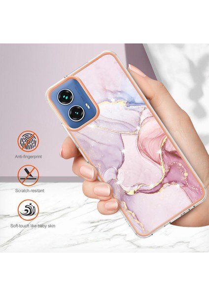 Motorola Moto G34 Koruma Için Kılıf Ince Tpu Mermer Desen Yumuşak Tampon (Yurt Dışından) modelleri