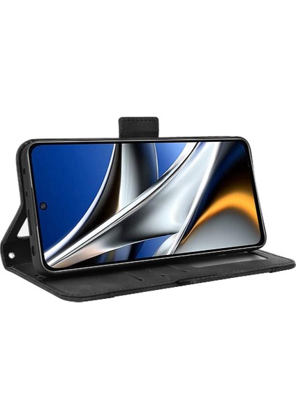 Xiaomi Poco X4 Pro 5g Için Kılıf Ayarlanabilir Ayrılabilir Kart Tutucu Manyetik Kapatma (Yurt Dışından)