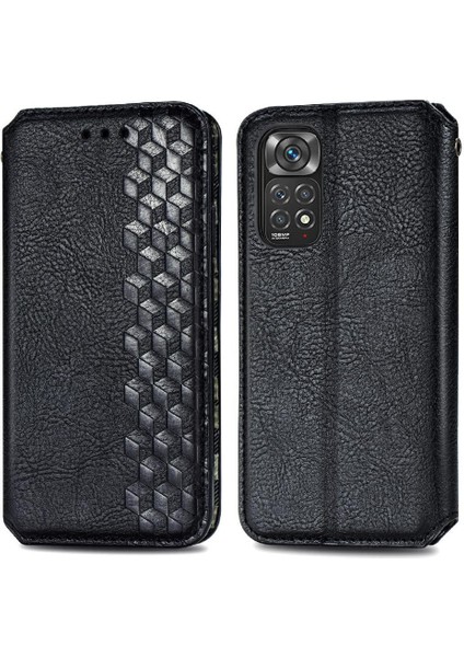 Xıaomı Redmi Not 11S Cüzdan Fonksiyonu Için Kılıf Kapak Çevirin Zarif Kılıf (Yurt Dışından)