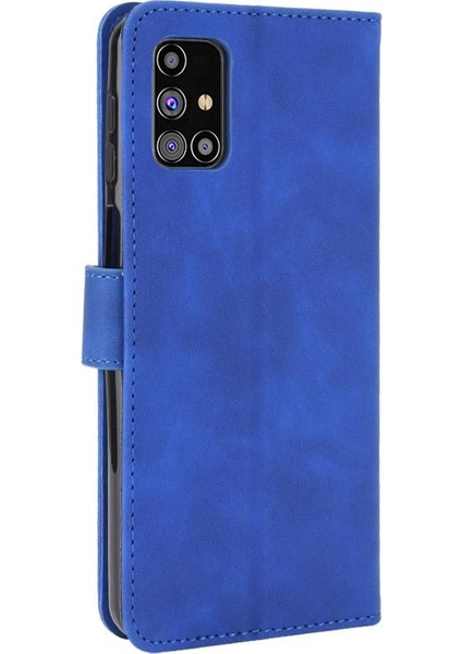 Samsung Galaxy M31S Deri Folio Flip Case Tam Koruma (Yurt Dışından)
