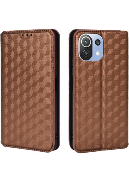 Xiaomi 11 Lite 5g Ne Pu Deri Kart Yuvaları Tutucu Manyetik 3D (Yurt Dışından) modelleri