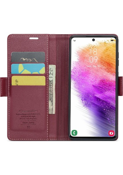 Samsung Galaxy A73 Darbeye Dayanıklı Durumda Kart Yuvası Anti Dolandırıcılık (Yurt Dışından)