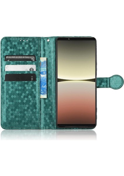 Sony Xperia 5 Iv Için Geometrik Desen Deri Cüzdan Kapak Manyetik (Yurt Dışından) modelleri