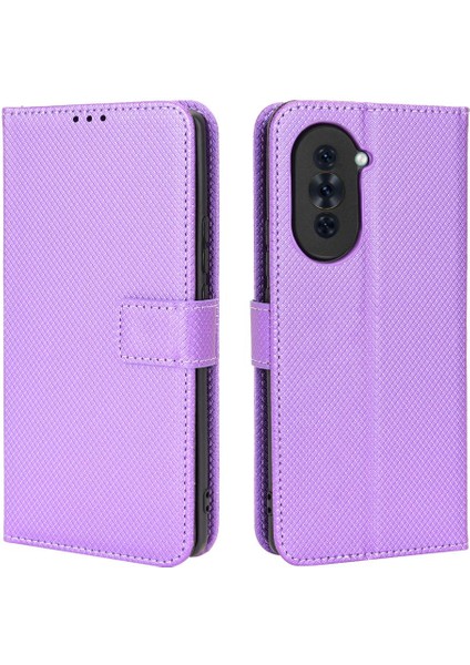 Huawei Nova 10 Kickstand Manyetik Cüzdan Kart Tutucu Kapak Için Kılıf (Yurt Dışından)