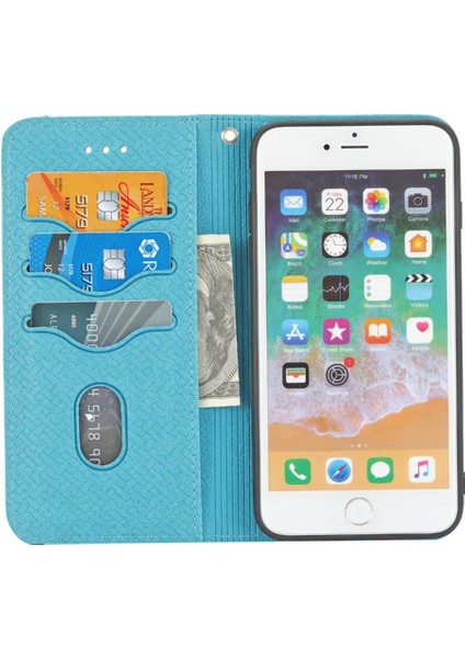IPhone 8 Için Kılıf Artı Pu Deri Kapak Çevirin Folio Kitap El Cüzdan Kredi (Yurt Dışından)