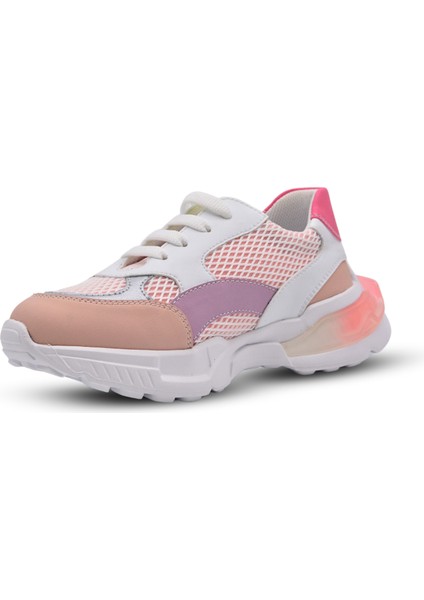 Roxy Air File ve Vegan Deri Kız Çocuk Spor Ayakkabı Pembe fırsatları